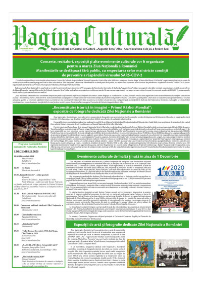 Pagina culturală