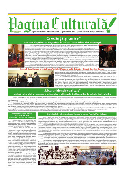 Pagina culturală