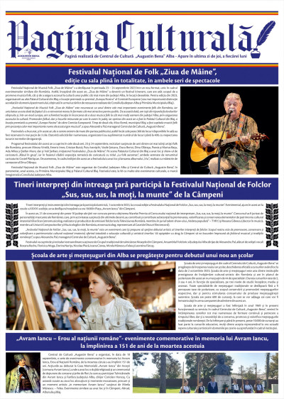Pagina culturală
